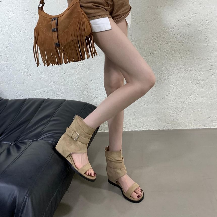 Wedge High Top Sandals