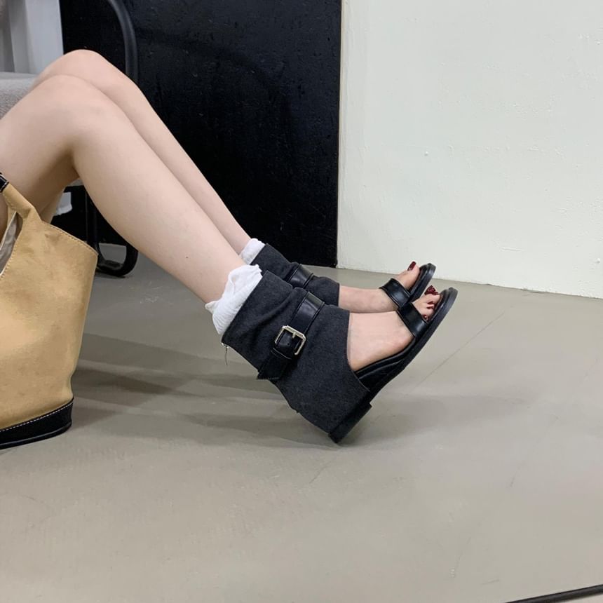 Wedge High Top Sandals