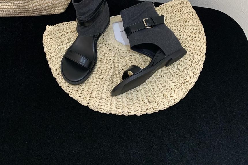 Wedge High Top Sandals