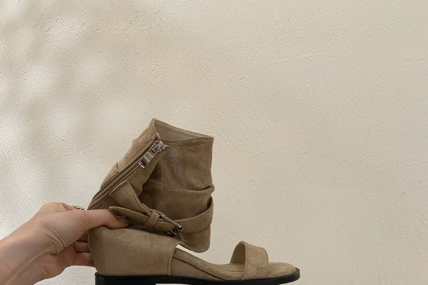 Wedge High Top Sandals