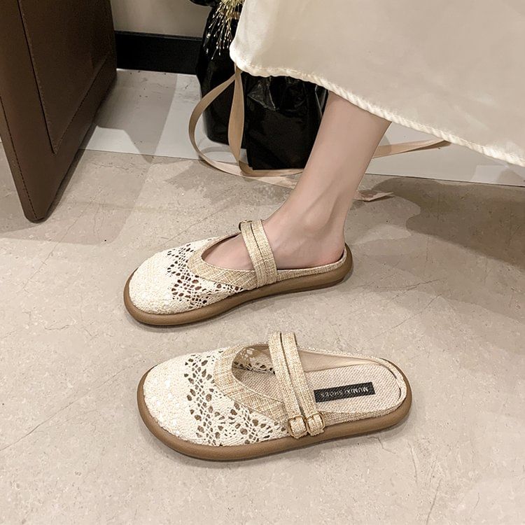 Plain Crochet Mules