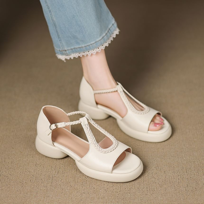 Platform Cutout Sandals