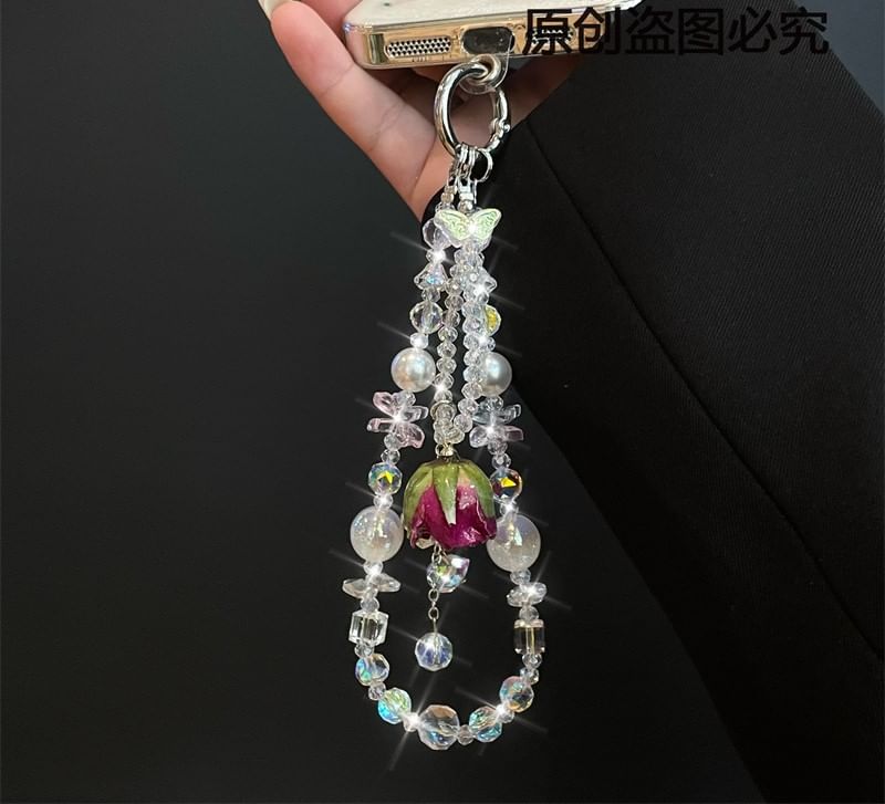 Phone Pad with Lanyard Beaded