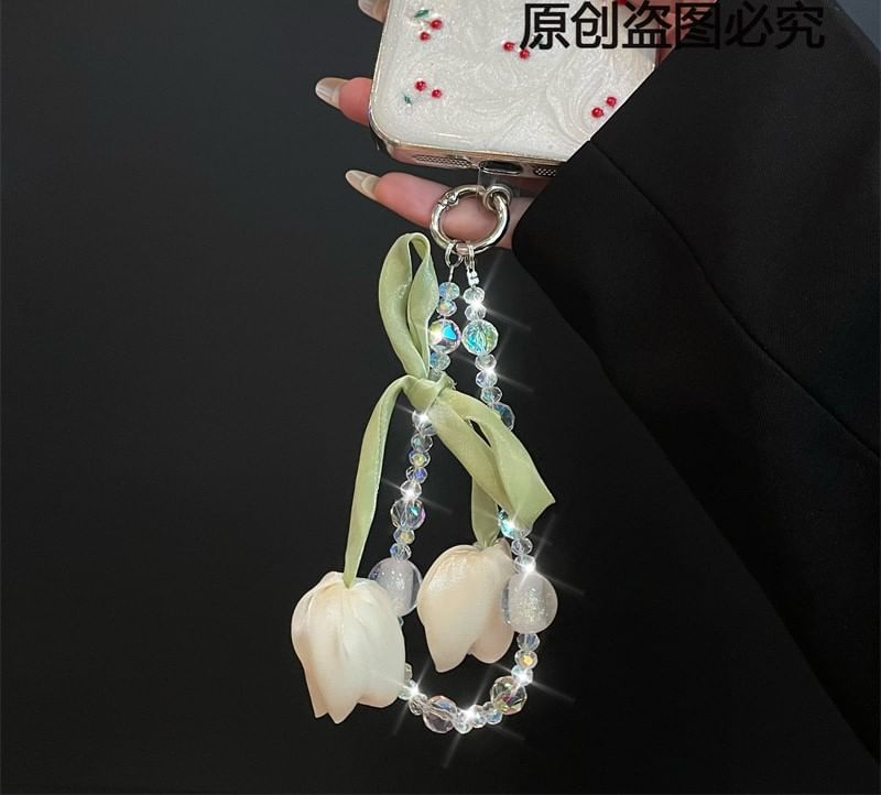 Phone Pad Flower with Lanyard