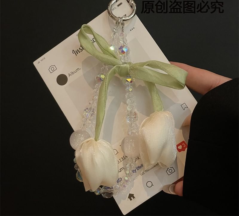 Phone Pad Flower with Lanyard