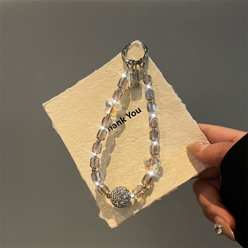 Beaded Butterfly Lanyard Phone