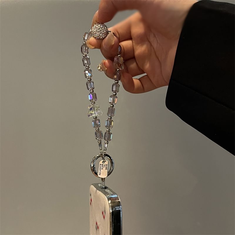Beaded Butterfly Lanyard Phone