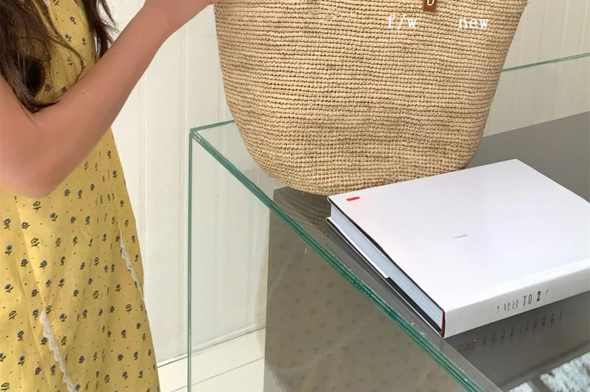 Straw Tote Bag