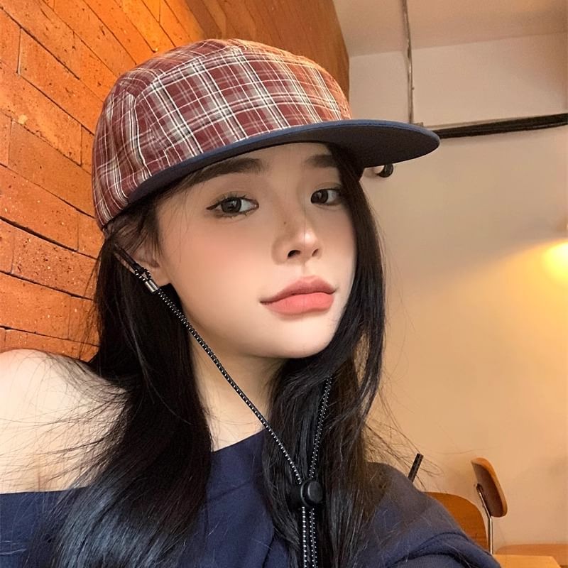 Baseball Cap Plaid