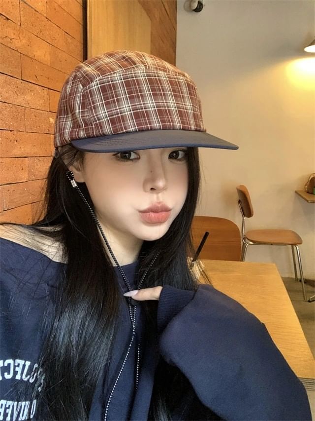 Baseball Cap Plaid