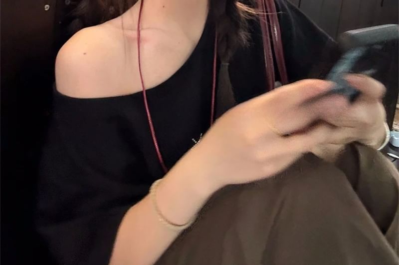 Striped Cap Brim Short Baseball