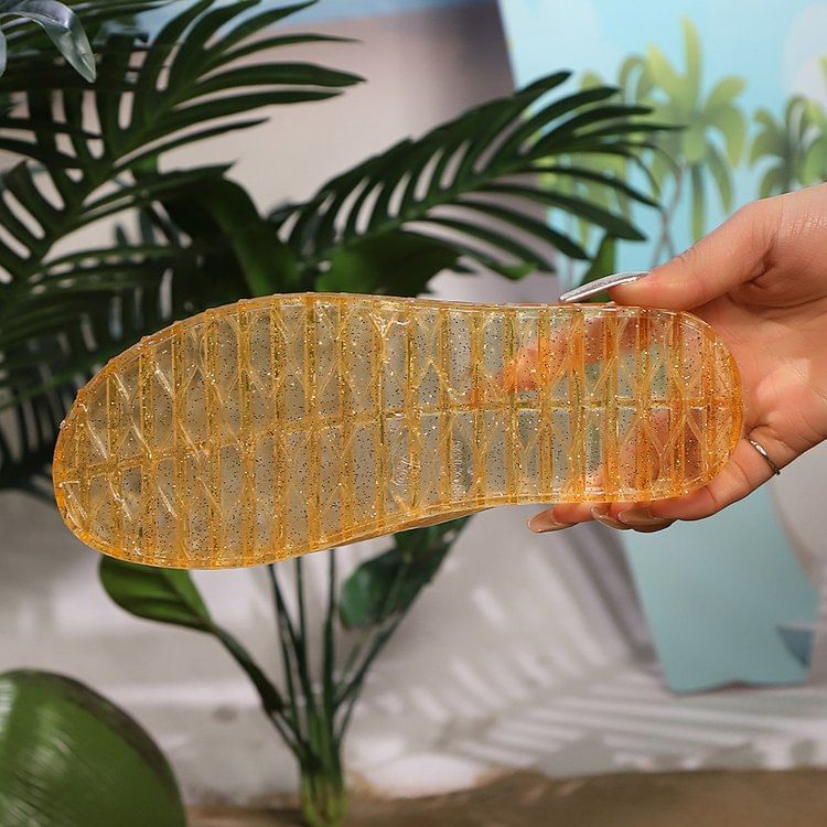Perforated Slide Sandals