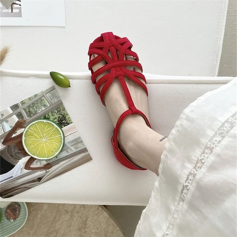Plain Strappy Sandals