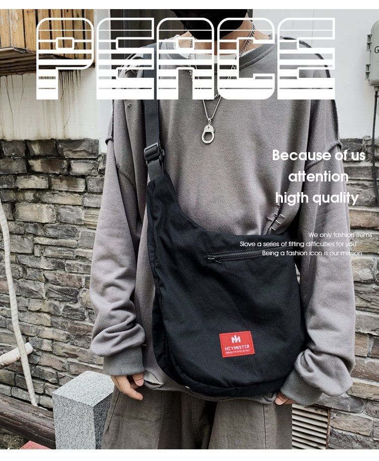 Messenger Tag Lettering Bag