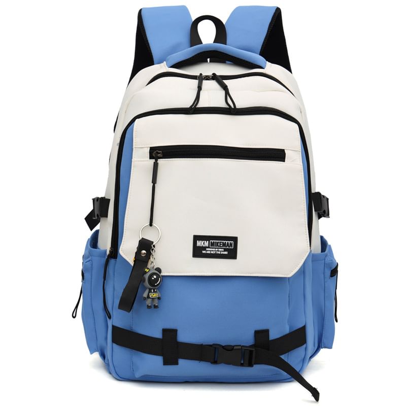 Flap Charm Lettering Bag Backpack / Set