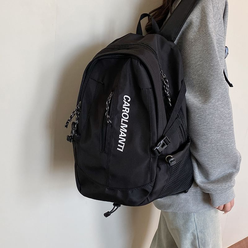 Two Backpack Tone Lettering