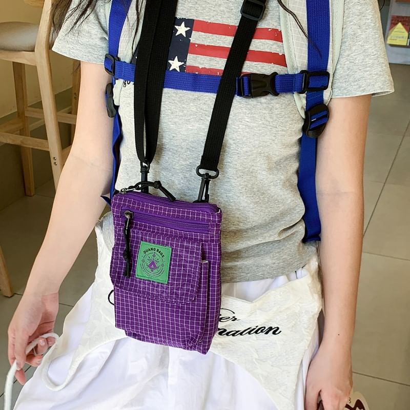 Flap Bag Crossbody Striped