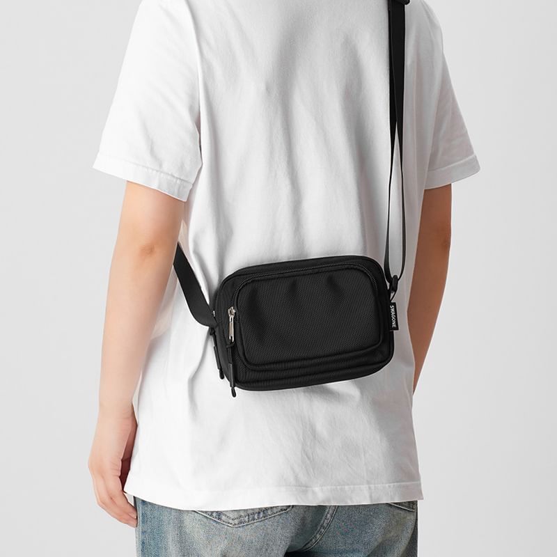 Plain Nylon Crossbody Bag