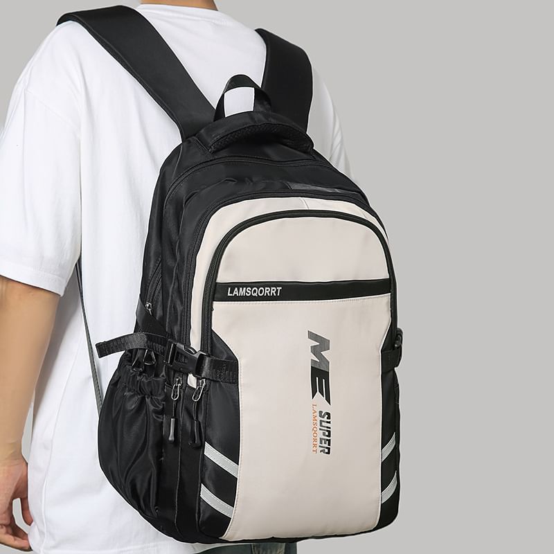 Backpack Lettering Buckled