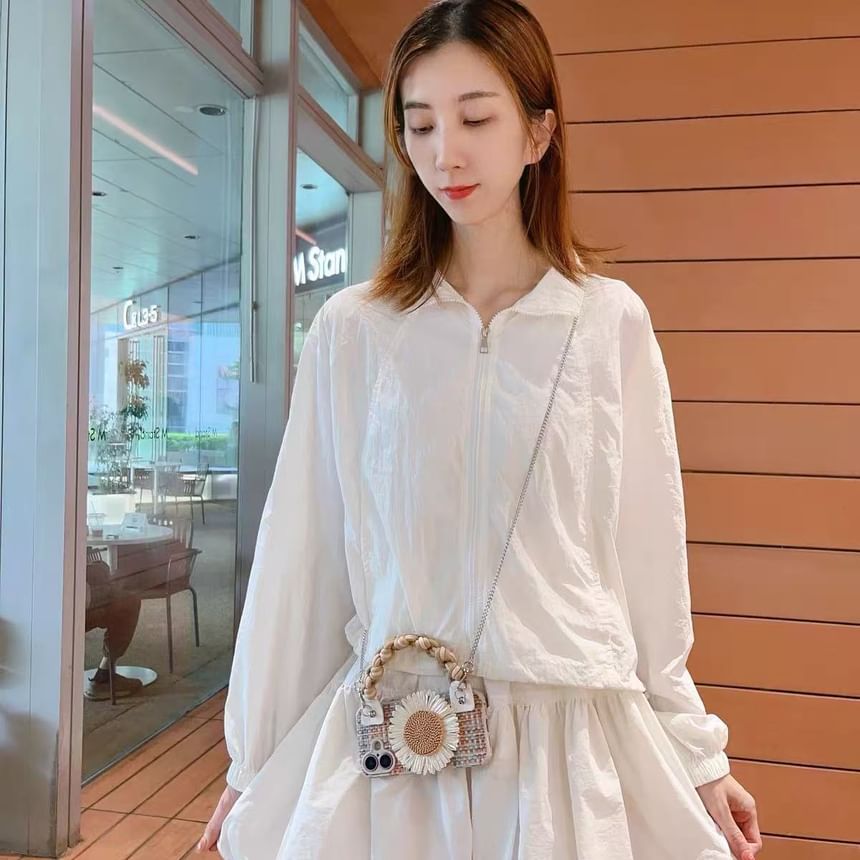 Sunflower Phone Case Woven Lanyard Adhesive Decoration / Set Strap