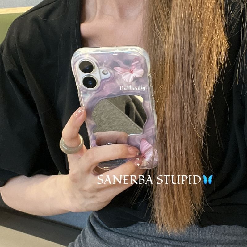 Phone Case Mirrored Butterfly