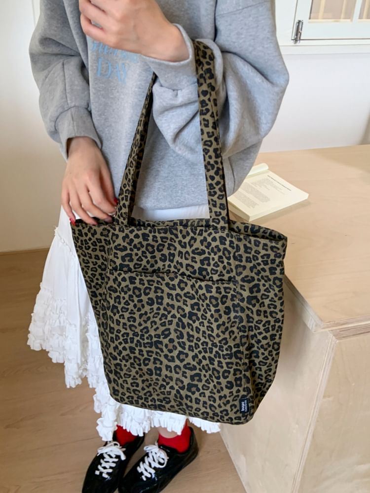 Leopard Tote Bag Print