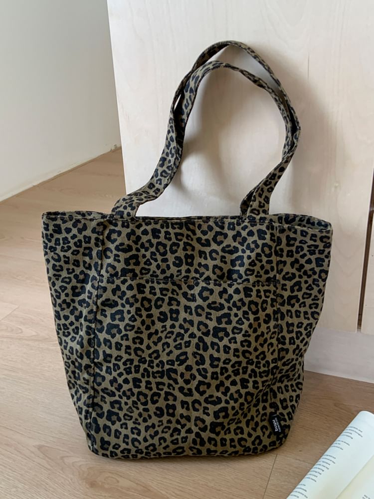 Leopard Tote Bag Print