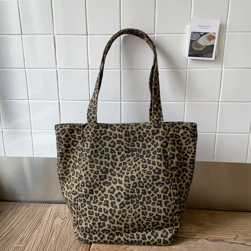 Leopard Tote Bag Print