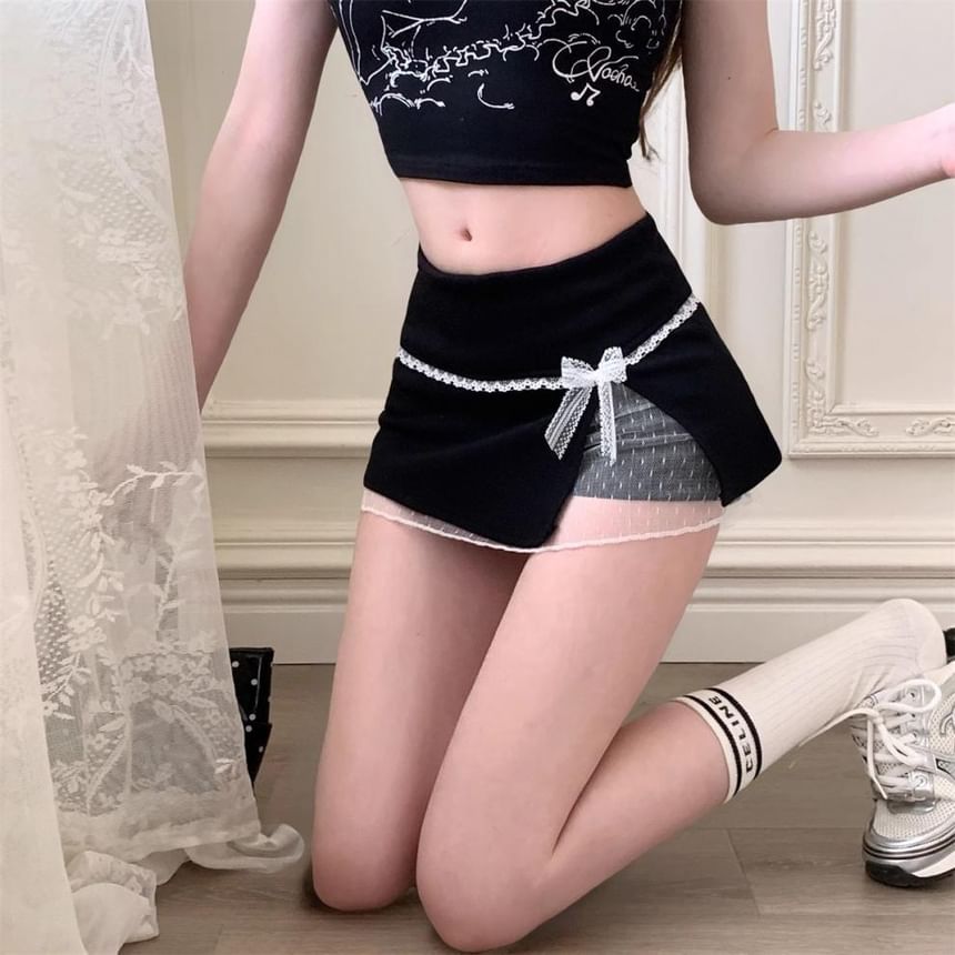 Rise Skirt Overlay Low Mini