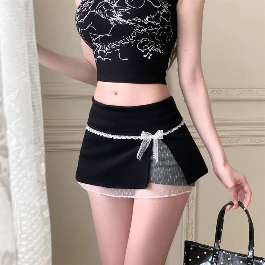 Rise Skirt Overlay Low Mini