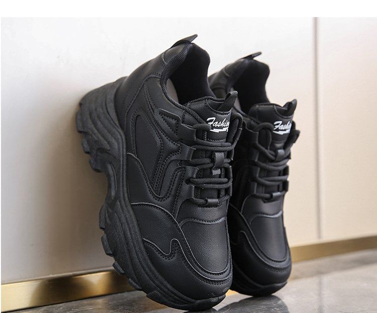 Sneakers Platform Panel Hidden Wedge