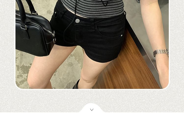 Striped Tube Top Crop