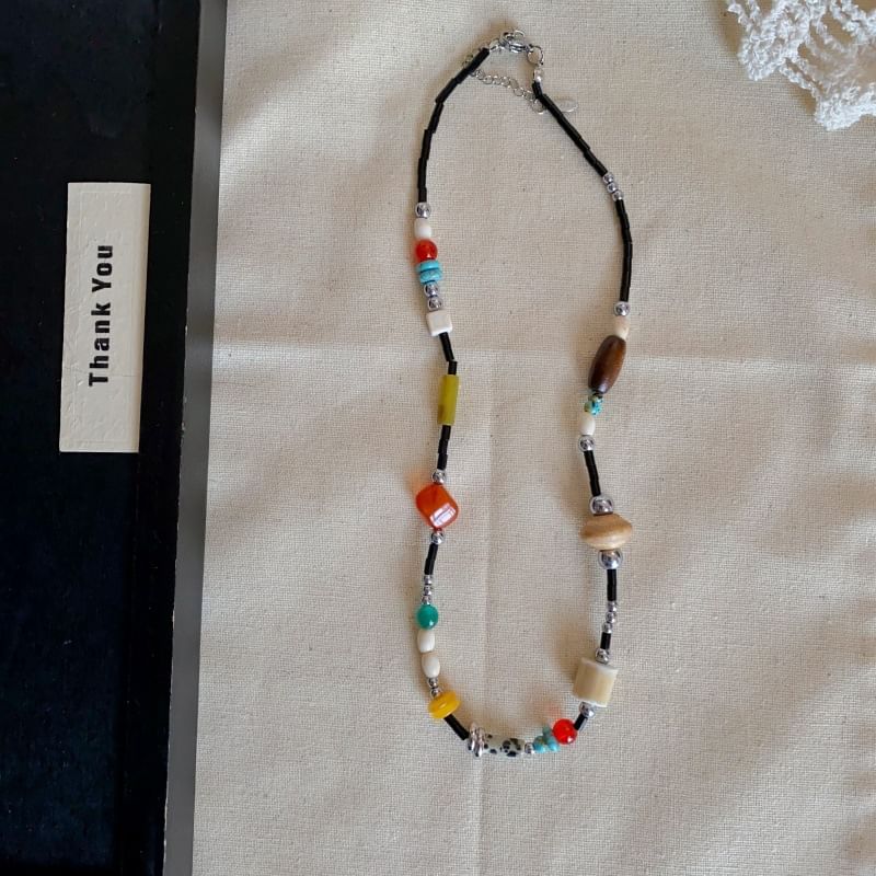 Gemstone Bead Choker