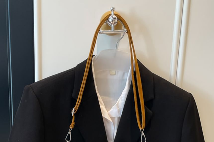 Suede Crossbody Fringe Faux Bag Saddle