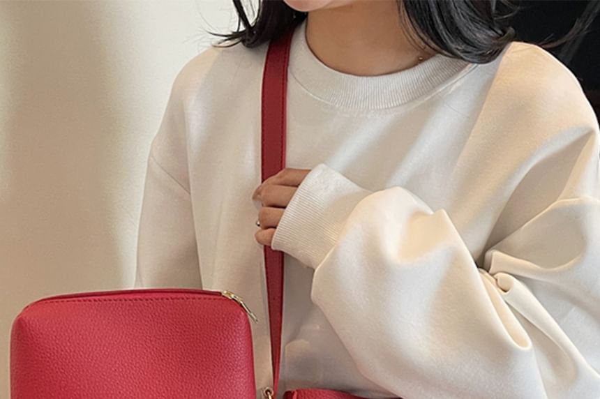 Pouch Shoulder With Leather Bag Faux