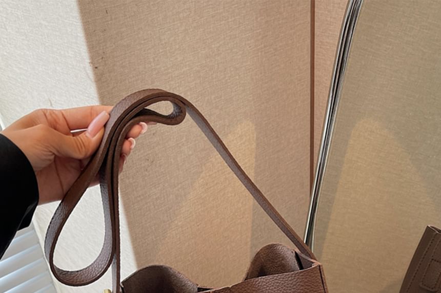 Pouch Shoulder With Leather Bag Faux