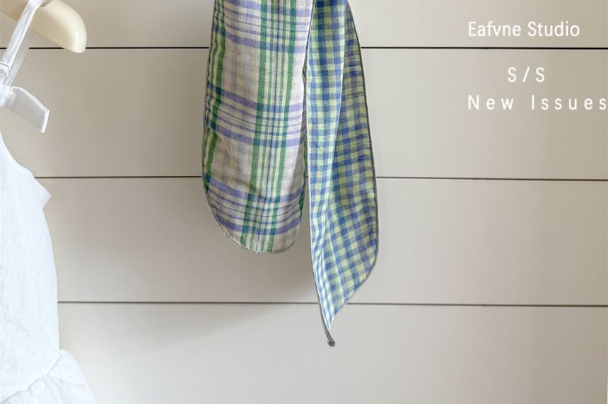 Scarf Reversible Plaid