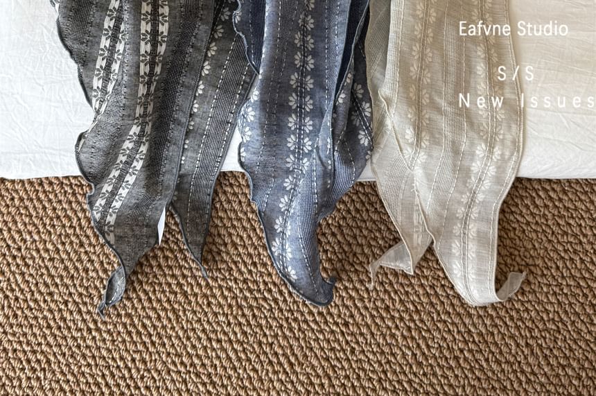 Floral Headkerchief Print