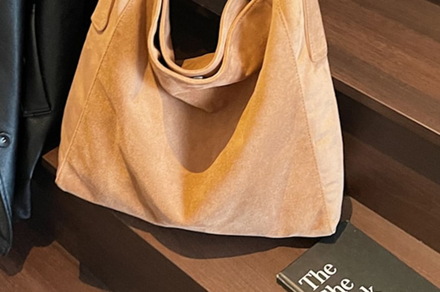 Suede Bag Faux Tote