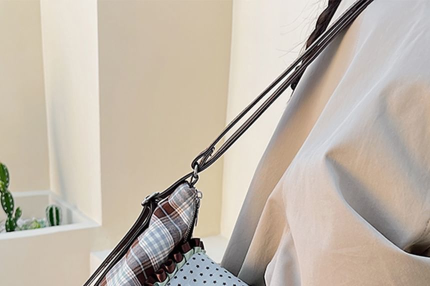 Crossbody Accent Bow Bag Patterned