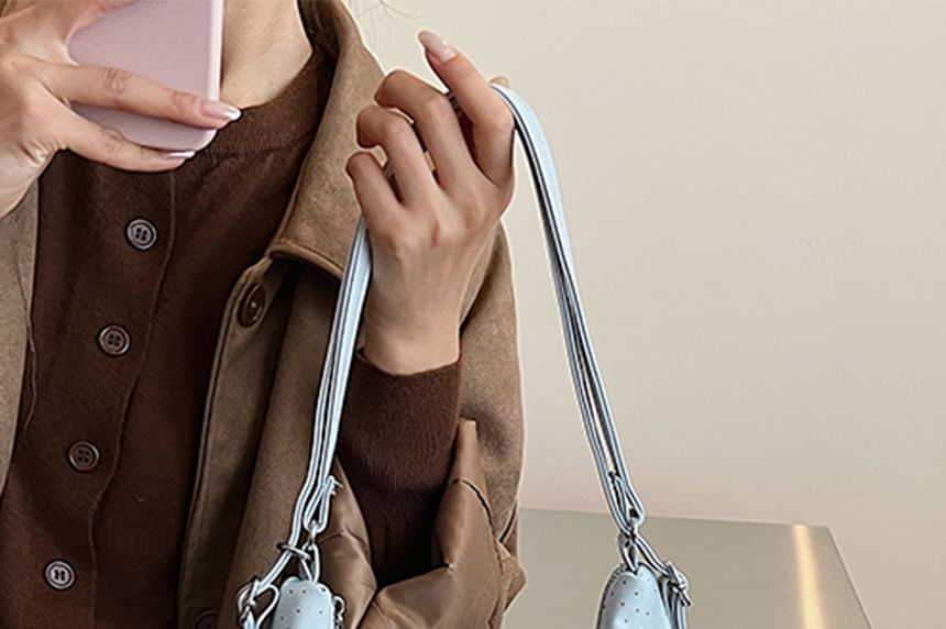 Crossbody Accent Bow Bag Patterned