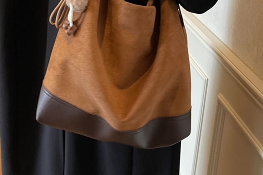 Bag Faux Tote Suede