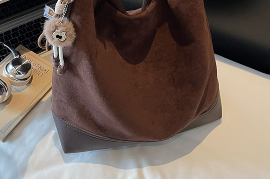 Bag Faux Tote Suede
