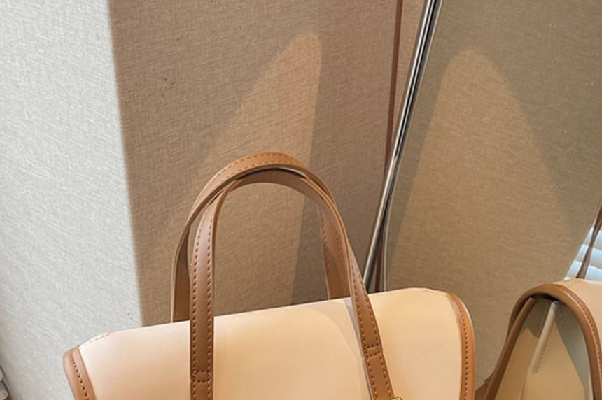 Backpack Faux Flap Leather