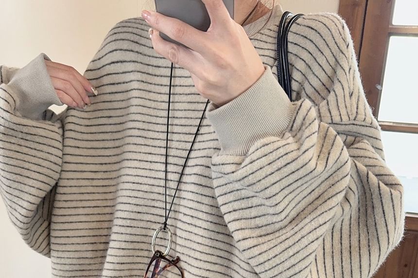 Striped Crewneck Pullover