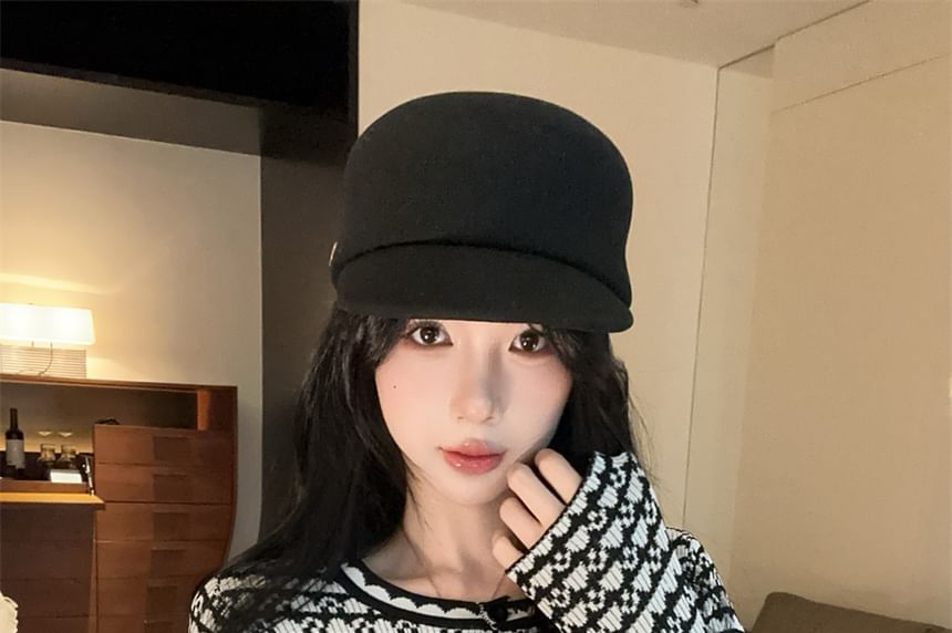 Tweed Button-Up Crop Jacket