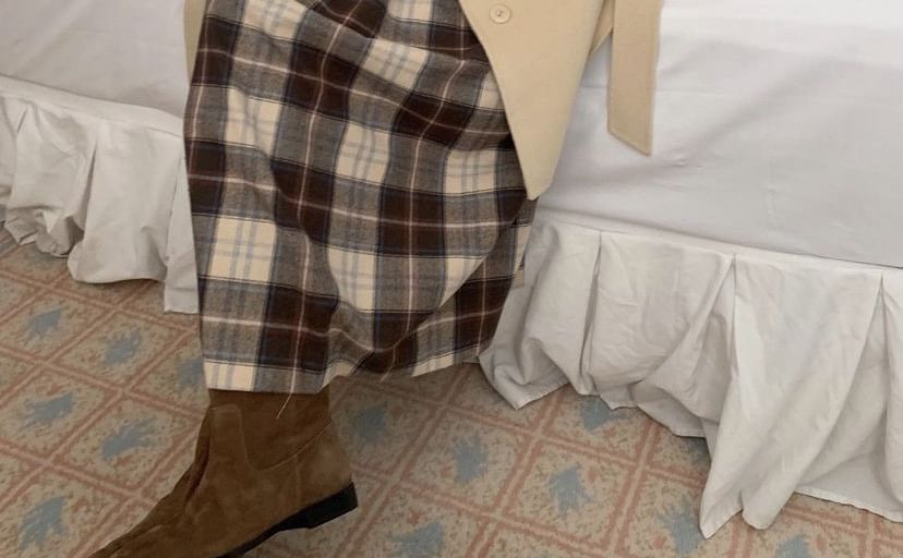 Collared Plain Button Tie-Waist Coat