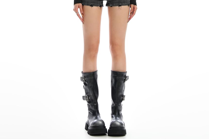 Halter Cowl Neck Ruched Tee with Lace Panel