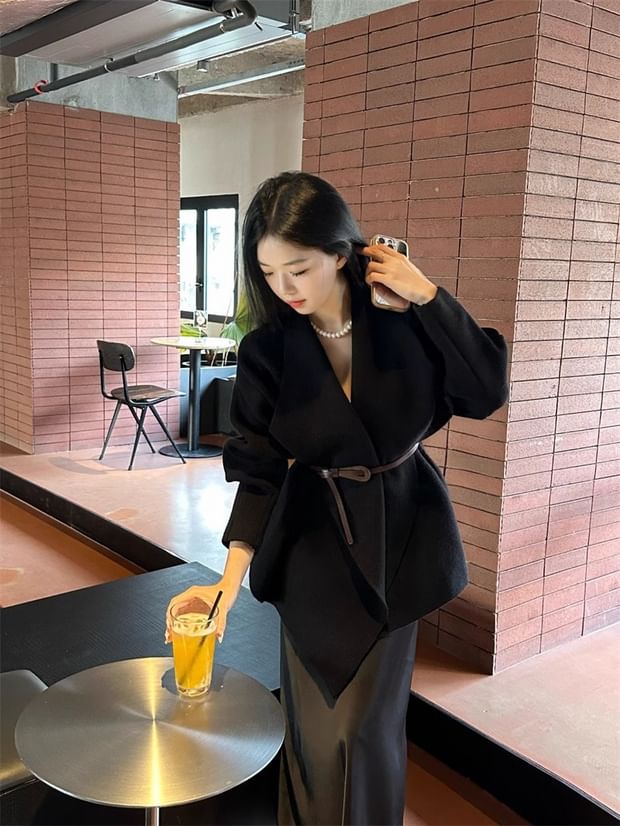 Asymmetrical Open Front Cardigan