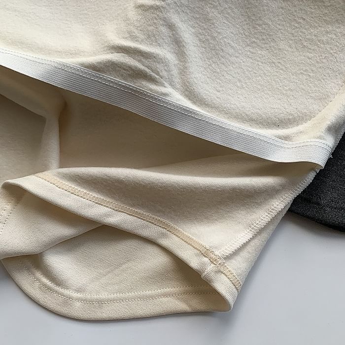 Sleeveless Basic Padded Vest Top